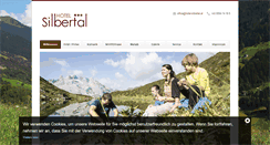 Desktop Screenshot of hotel-silbertal.at